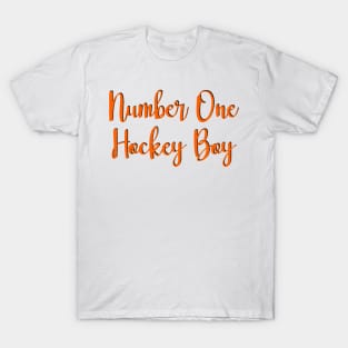 number one hockey boy T-Shirt